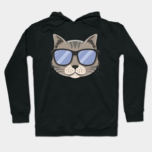 Cat With Sunglasses Hoodie